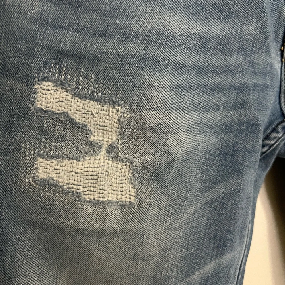 HOLLISTER Classic Slim Skinny Medium Wash‎ Distressed Denim Jeans Boy's Sz 29x30